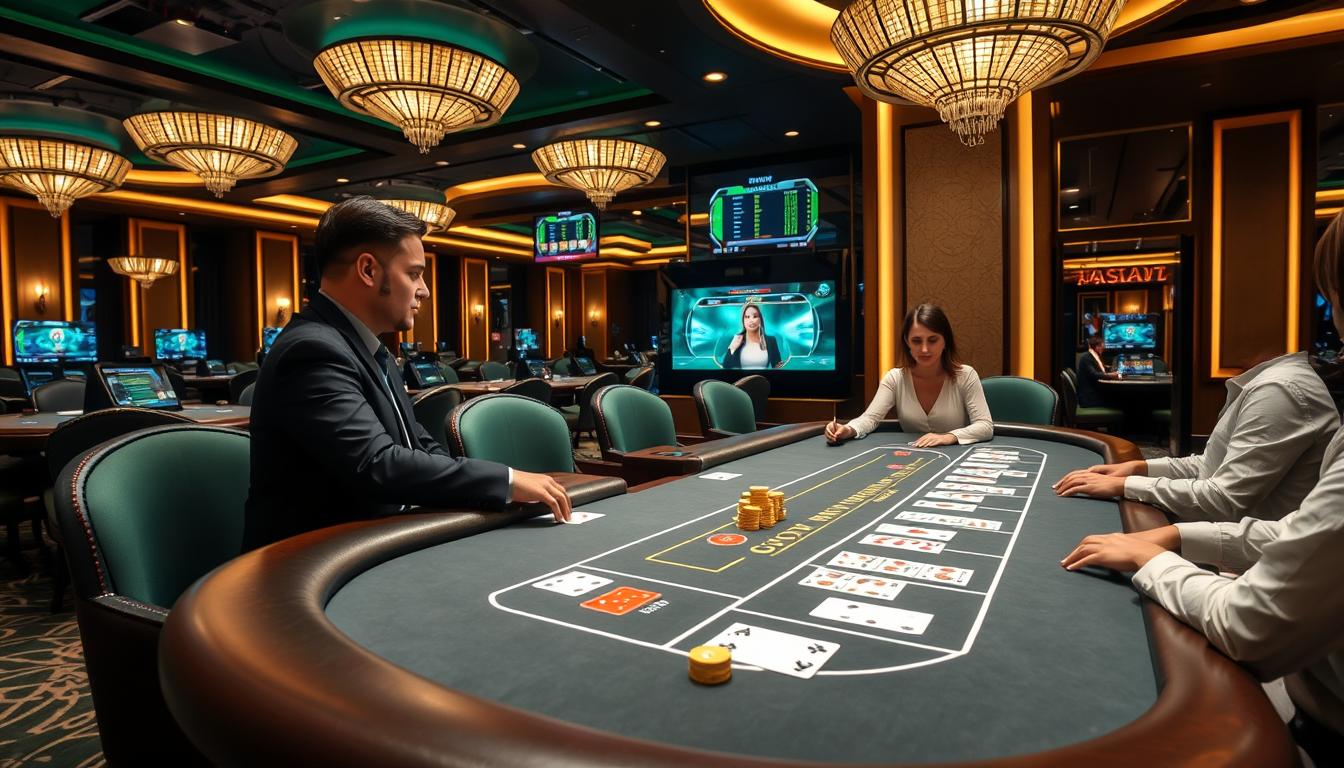 Live dealer baccarat online